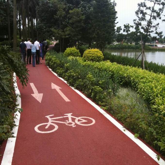 彩色綠道，健身步道，人行步道，景觀綠道，彩色防滑路面