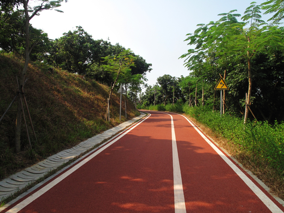 綠道材料，綠道施工，綠道路面，綠道